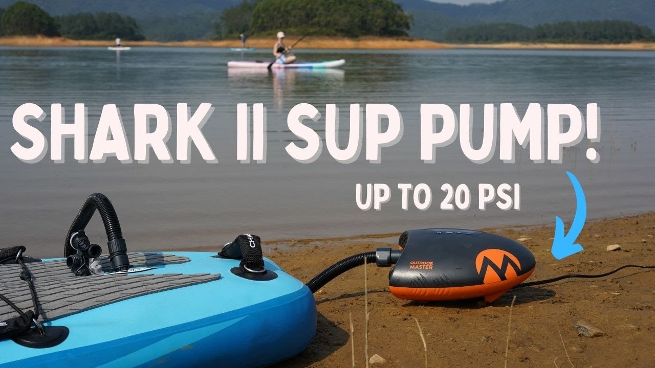 БЫСТРЫЙ И ЭФФЕКТИВНЫЙ ЭЛЕКТРИЧЕСКИЙ НАСОС ДЛЯ SUP-ДОСКИ - SHARK II