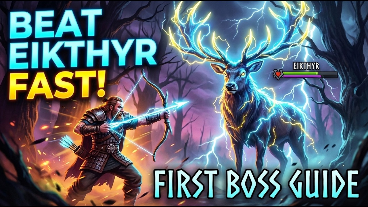 Valheim Beginner's Guide: How to Beat Eikthyr (First Boss Tutorial)