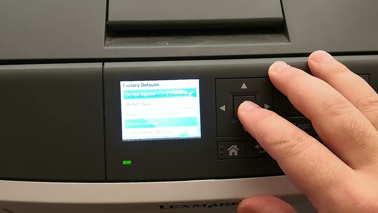 ВСЕ LEXMARK FACTORY RESET MS510 MS410 MS610 MX511 MX611 MX711 CS321 CS421 CS521 T650 MX417 MX522
