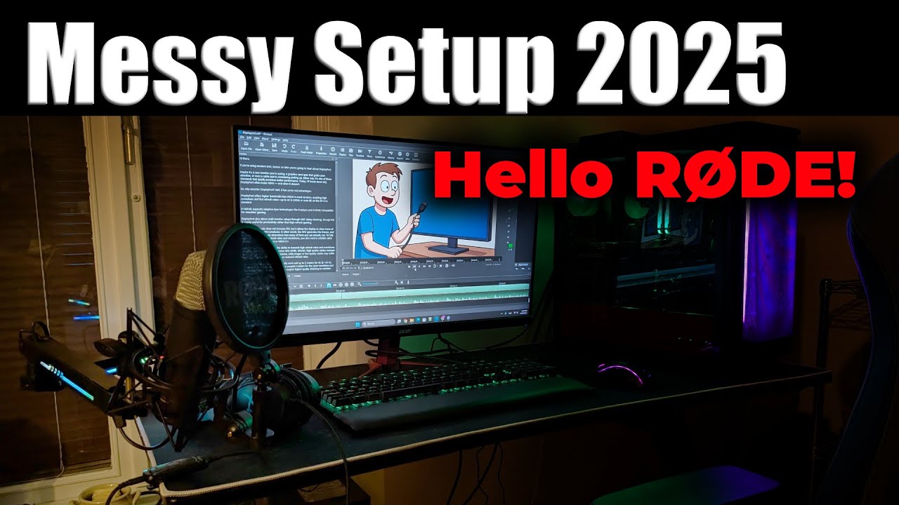 My Computer Corner Is a Mess... The RØDE NT1 5th Gen and TONOR RGB Arm Changed Everything! (Part 3)