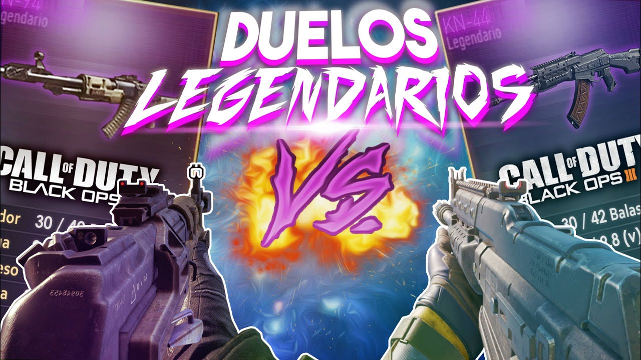AN-94 (BO2) VS KN-44 (BO3) - DUELOS LEGENDARIOS T2 - CALL OF DUTY