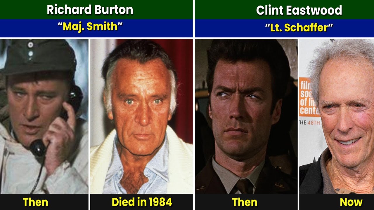 Where Eagles Dare (1968) Cast Then and Now 2025