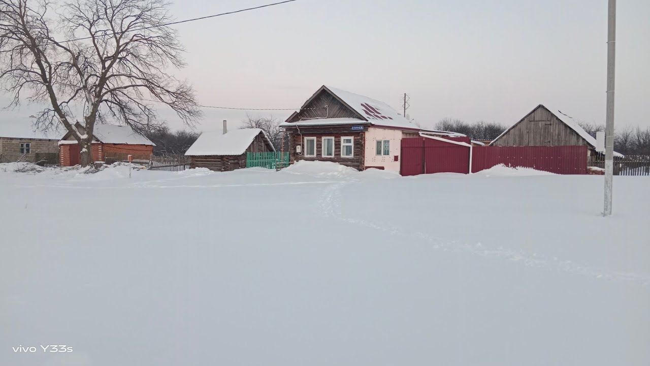 Жизнь в деревне.Ушла из дома пока муж спал.Мороз минус 37.Варю суп из консервы.Салат для кишечника.