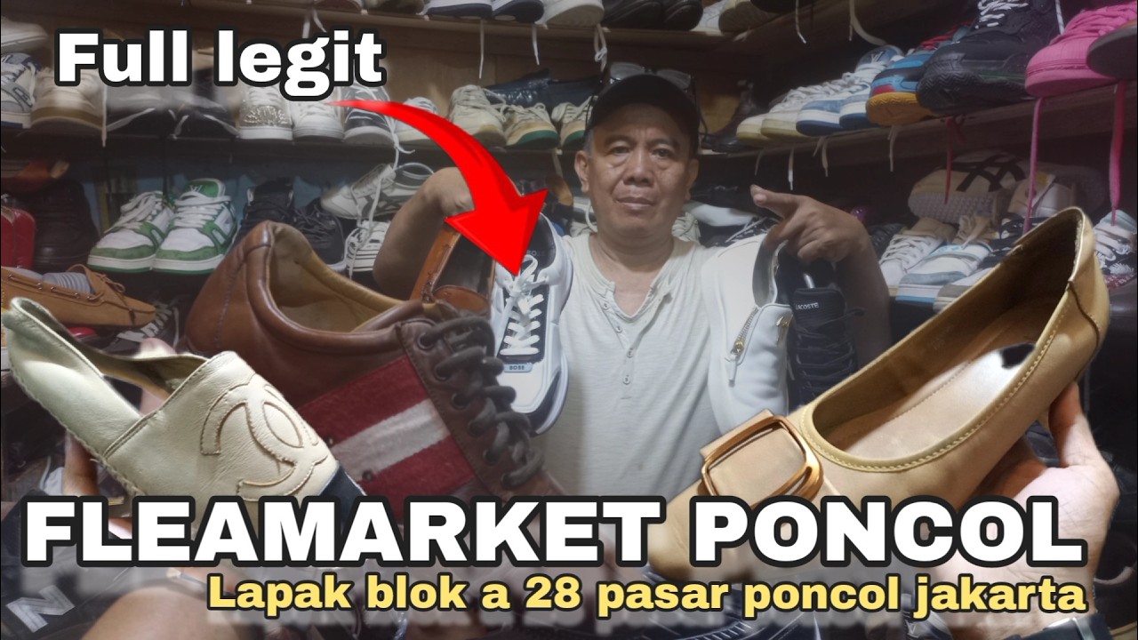 KOLEKSI BRANDED  😱 FULL BRAND FENDI LV CHANEL  SEPATU SECOND TERBAIK DI  PASAR LOAK PONCOL