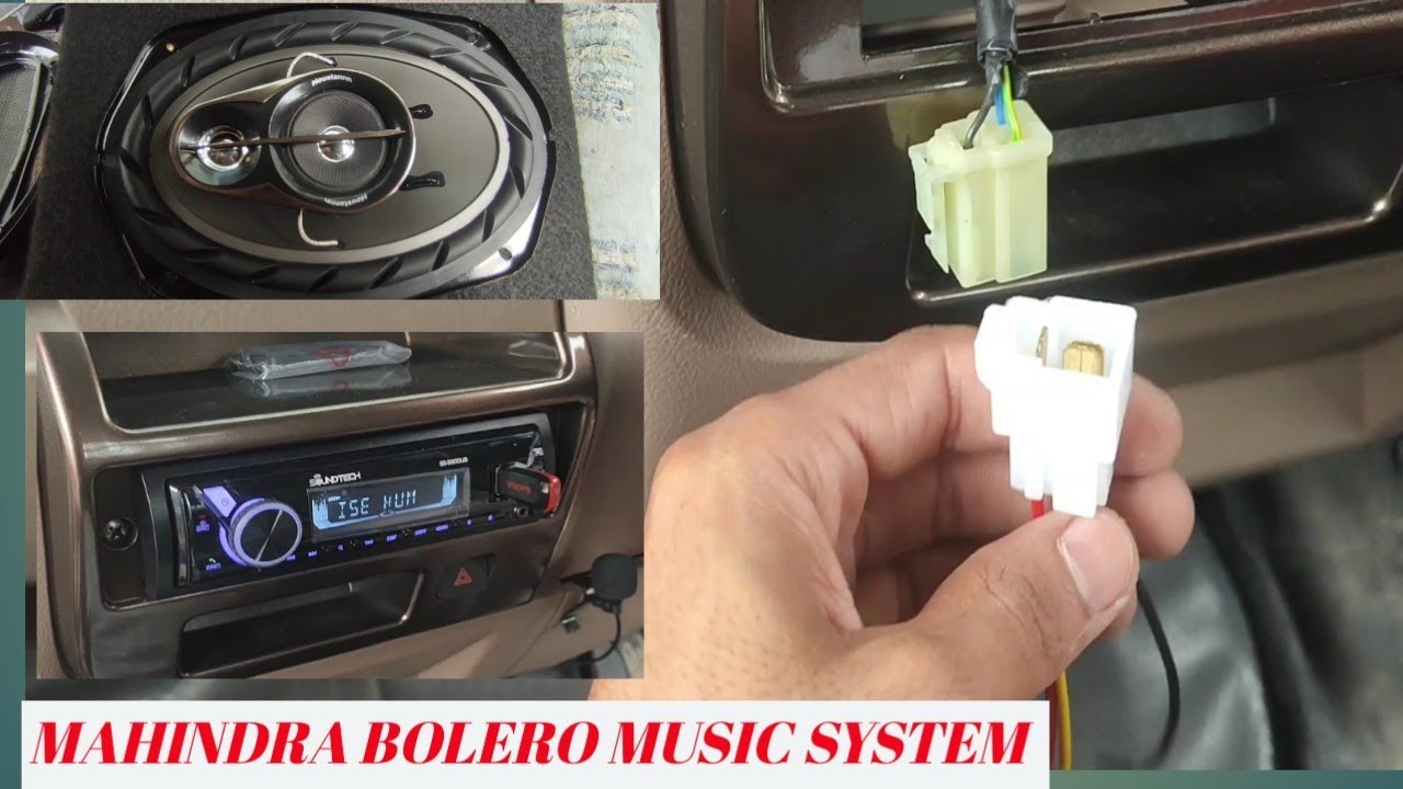 MAHINDRA Bolero  Music System installation. Mahindra Bolero Camper Music System Install