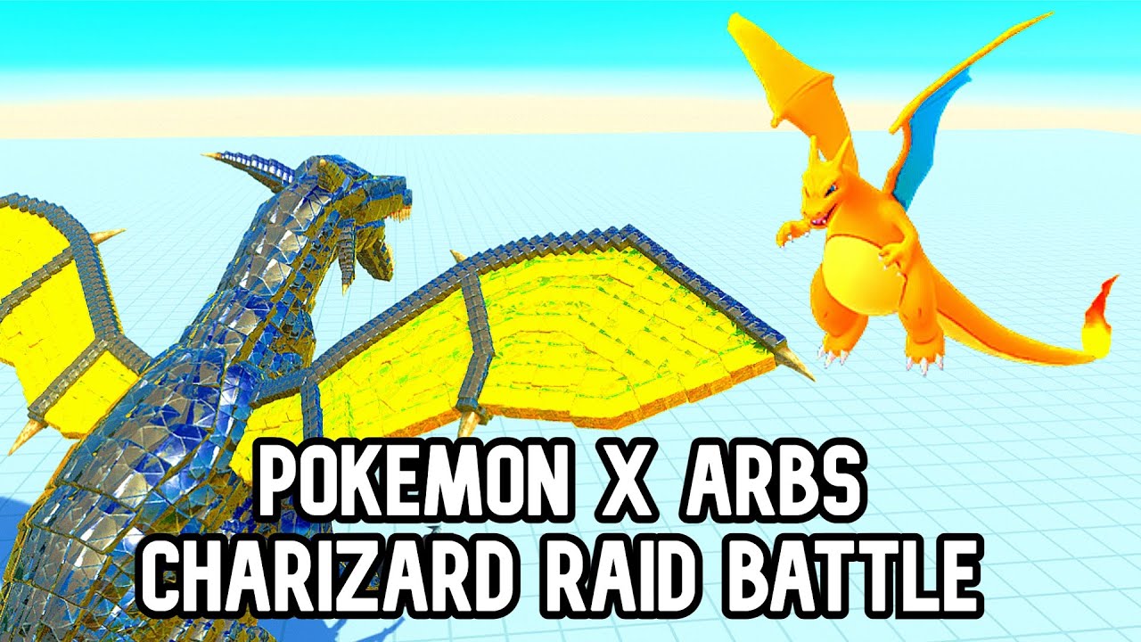 CHARIZARD RAID BATTLE FROM POKEMON IN ARBS - ANIMAL REVOLT BATTLE SIMULATOR