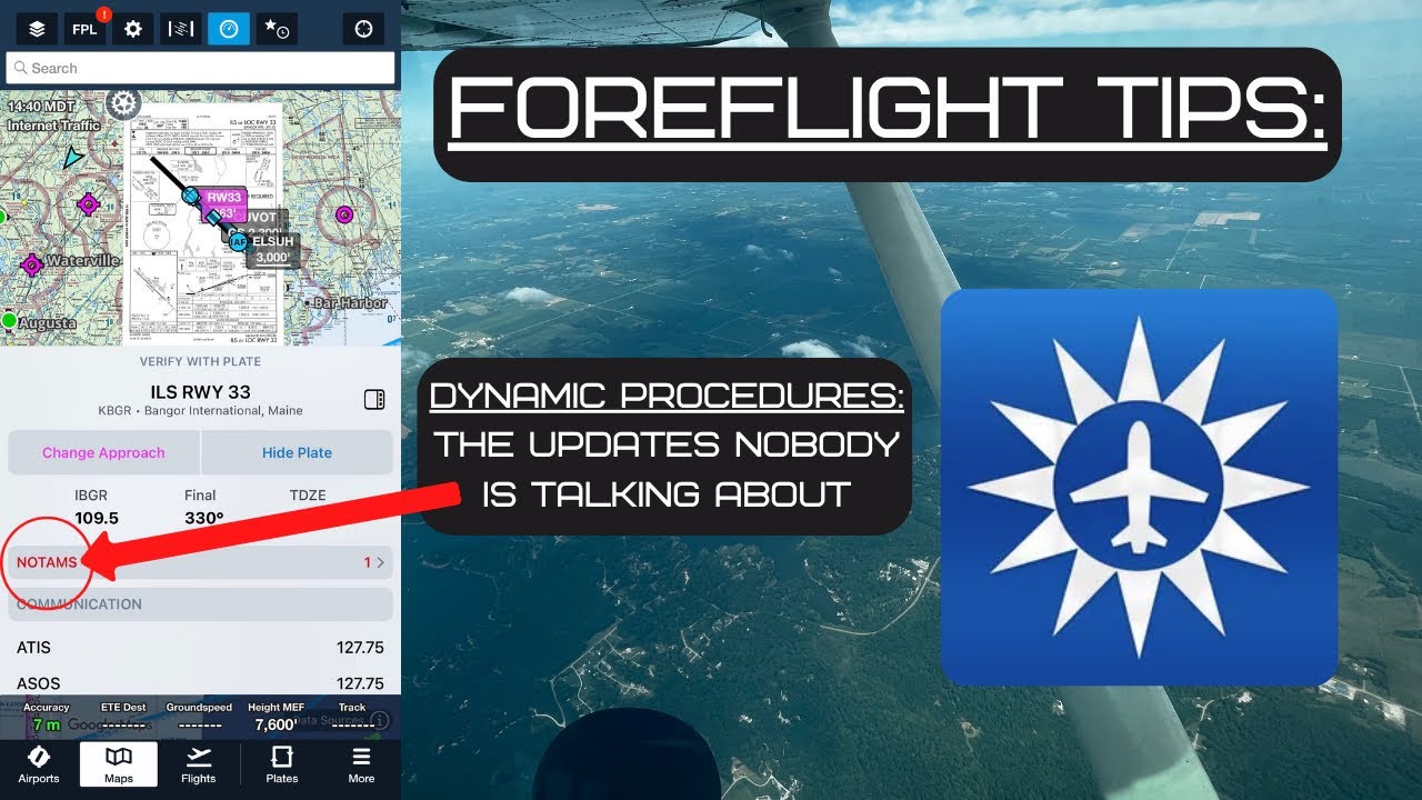 Foreflight Tips: Dynamic Procedures and how to use them
