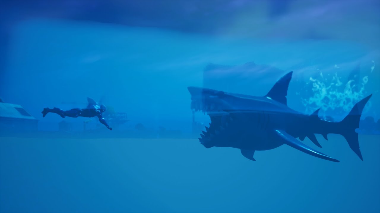 Fortnite - Shark Attack (How to find them, ride them & what happens when you provoke them)