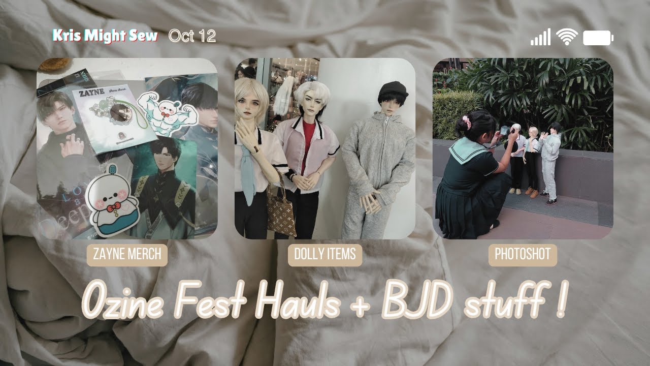 ﴾ 𝗨𝗻𝗯𝗼𝘅𝗶𝗻𝗴 ﴿ Zayne merch & BJD Hauls ♡