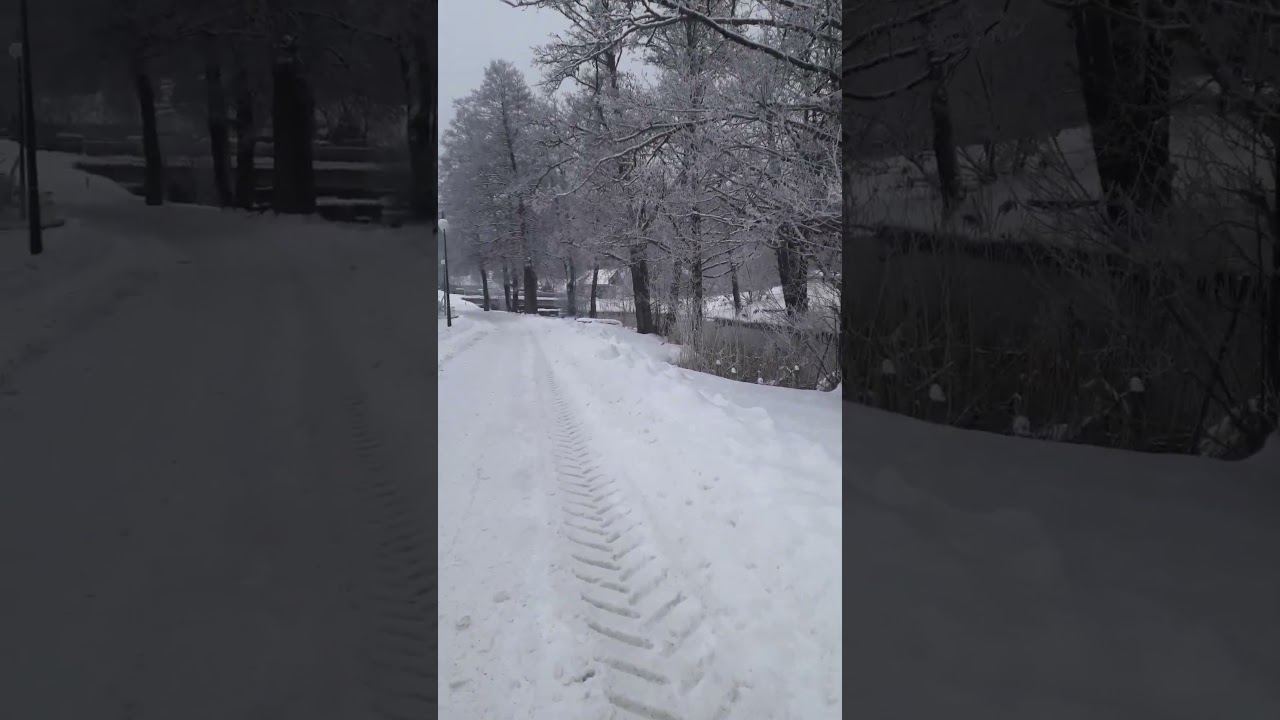 Mazurska Pętla Rowerowa 2026-02-10 Ruciane-Nida, Jezioro Nidzkie, Promenada, most na rz. Nidka, PTTK
