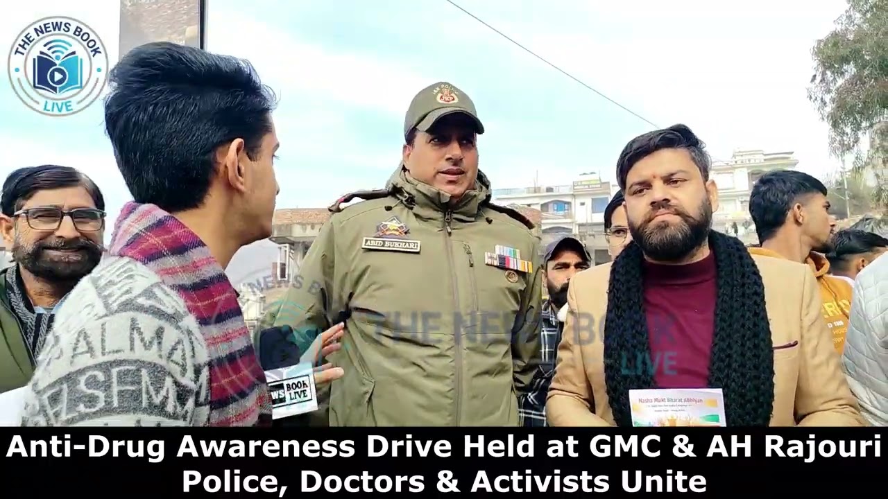 Anti-Drug Awareness Drive Held at GMC & AH Rajouri | Police, Doctors & Activists Unite || 13-1-2026