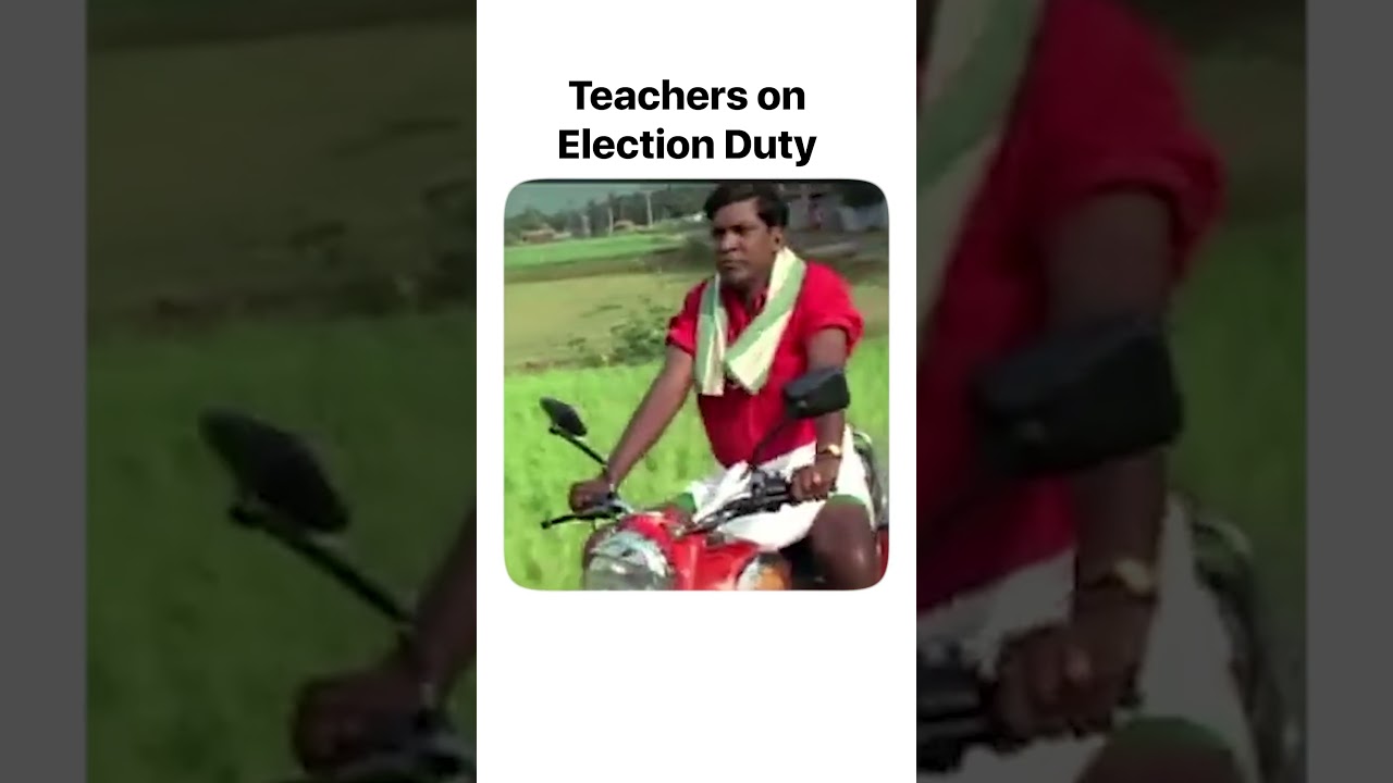 Congrats Teachers for Election Duty!