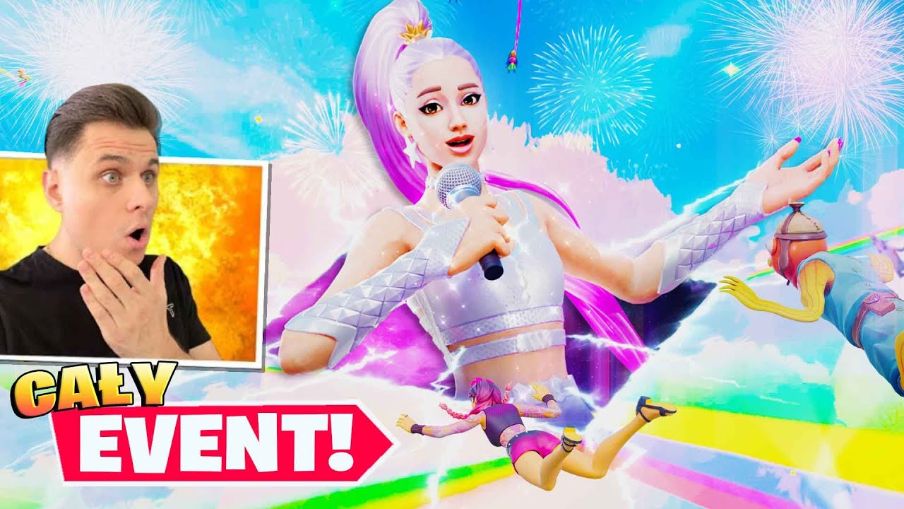 Niesamowity KONCERT Ariana Grande w Fortnite ! Najlepszy Event 2021