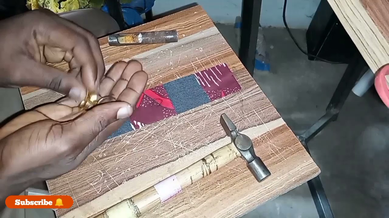 HOW TO INSTALL EYELET WITH HAMMER AND PUNCH