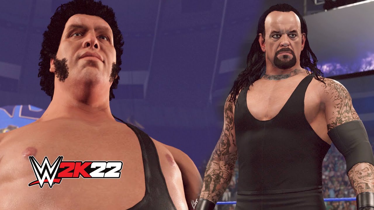 Andre The Giant Vs The Undertaker (EPIC MATCH) - WWE 2K22