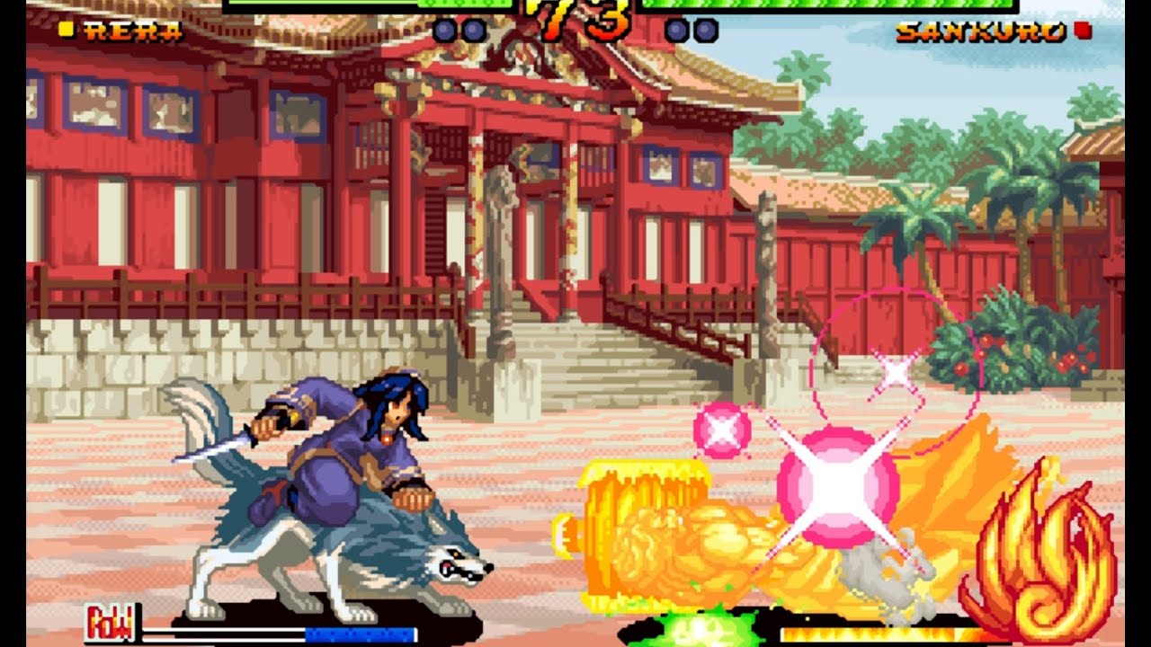 Samurai Shodown V: Rera playthrough lvl-4 【60fps】