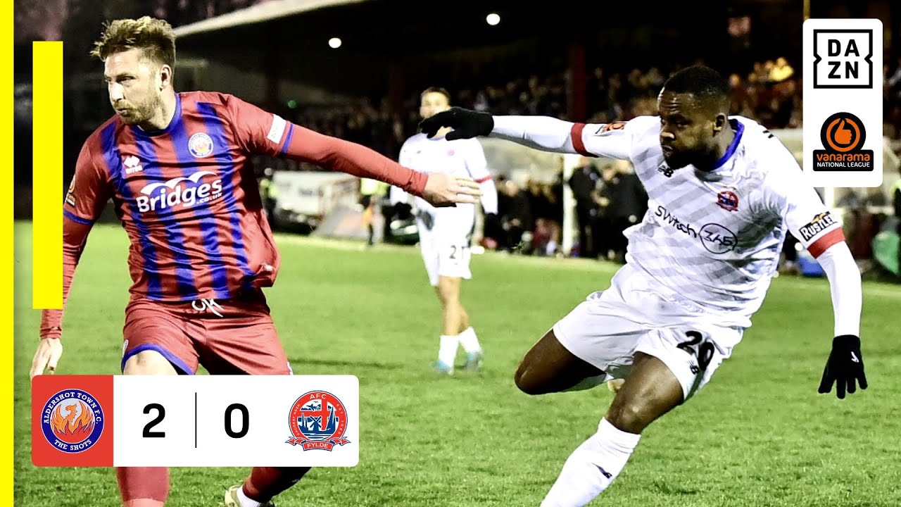 Aldershot Town 2-0 AFC Fylde | National League HIGHLIGHTS