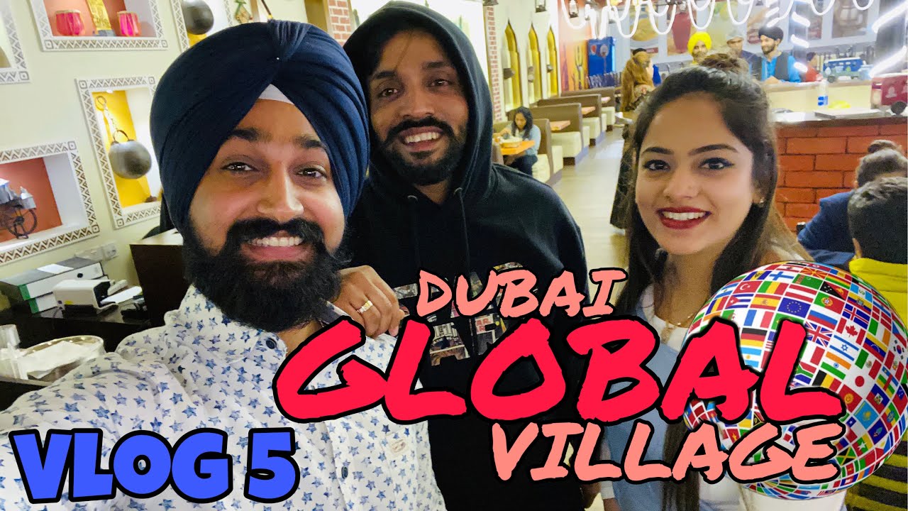 We met Dilpreet Dhillon at The Global Village | That Couple Though | Dubai Vlog 5