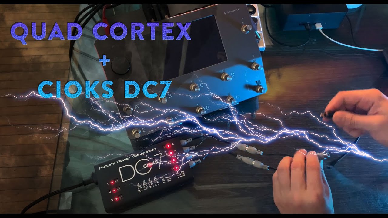 Powering Quad Cortex with a CIOKS DC7