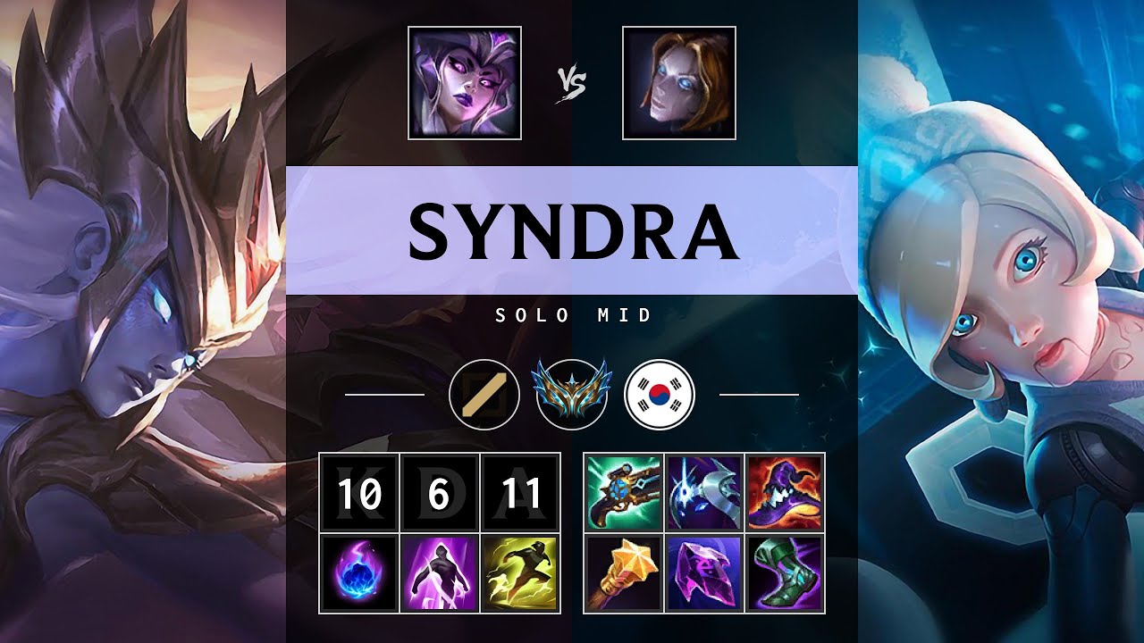 Syndra Mid vs Orianna - KR Challenger Patch 25.14