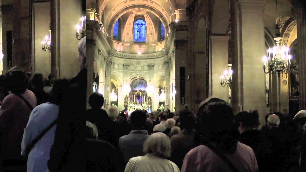 A Memorial Service in the San Nicolas du Chardonnet Church in Paris