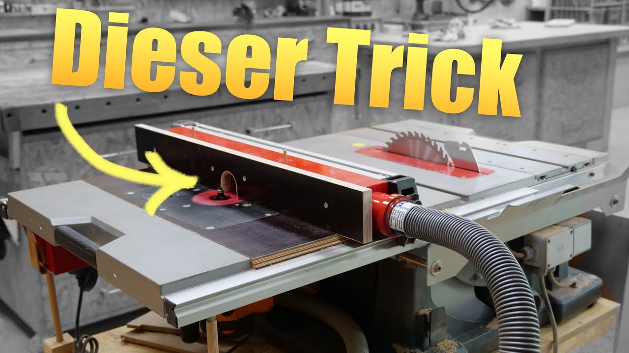 Der Trick mit dem Fräsanschlag, den ALLE kopiert haben....