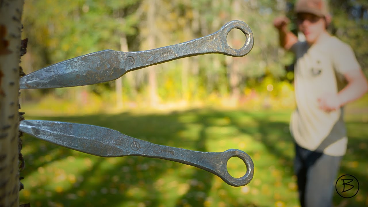 I Forged these EPIC Throwing Knives by Hand