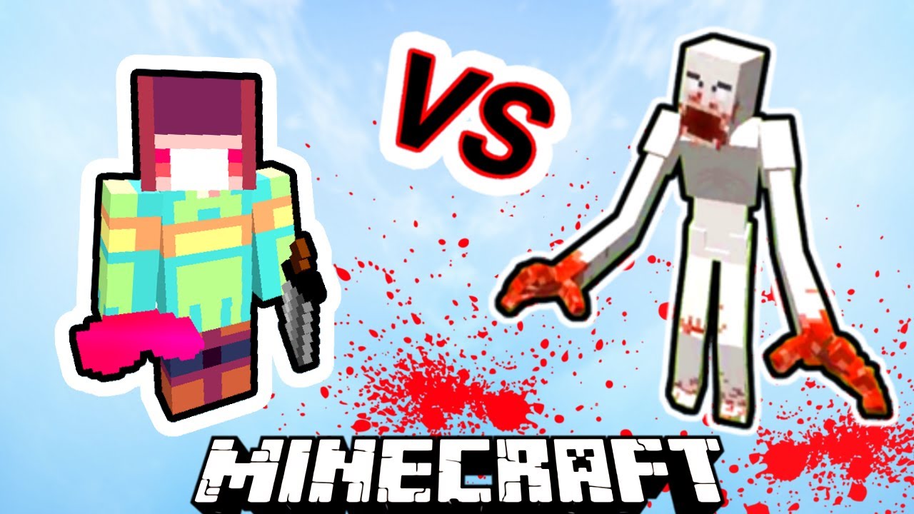 Chara Vs. SCP-096 in Minecraft