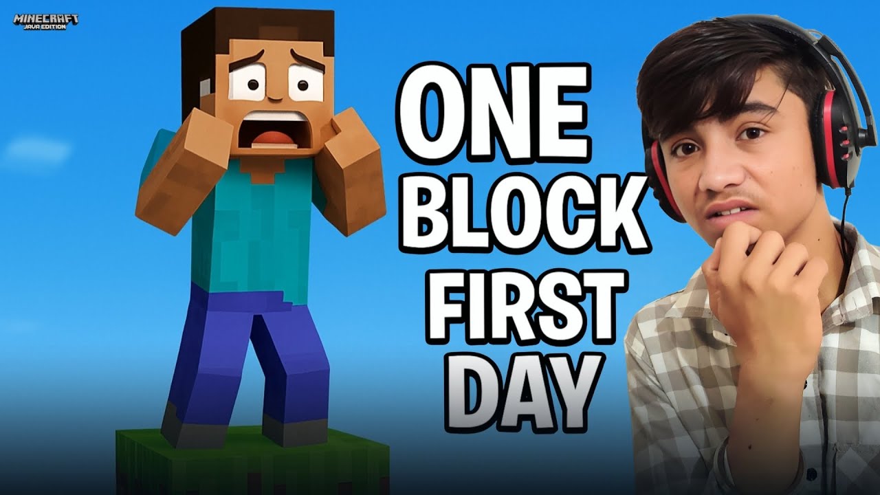 Minecraft ONE BLOCK Challenge | Kya Main Bacha Paunga? 😱