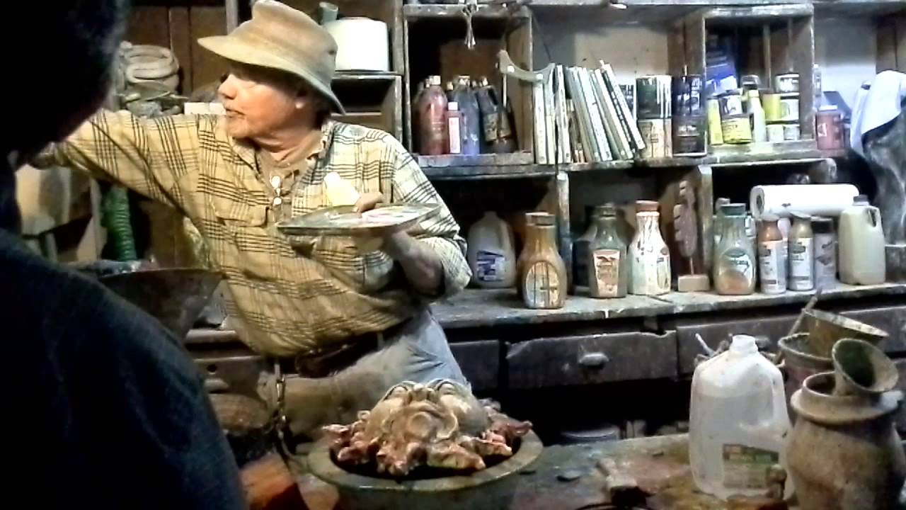 Painting a Clay Sunface