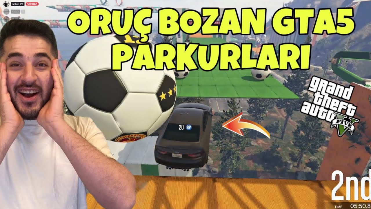 ORUÇLU ORUÇLU GTA5 PARKURLARINA GİRMEMELİYDİK! -GTA 5 ONLİNE
