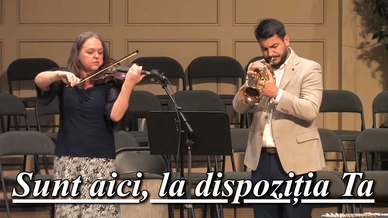 Sunt aici, la dispoziția Ta - Duet Vioară & Trompetă