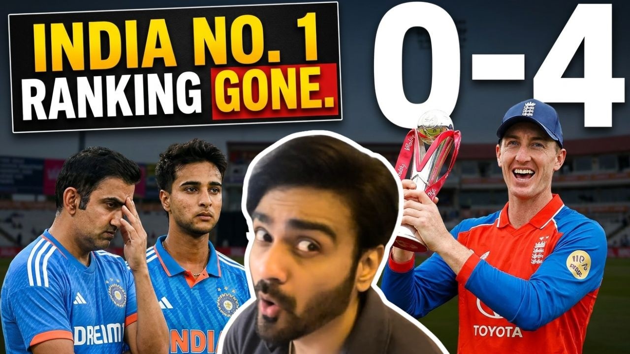 INDIA HUMILIATED! 🏏 England Win 4-0 & Knock India Off the No.1 T20 Ranking