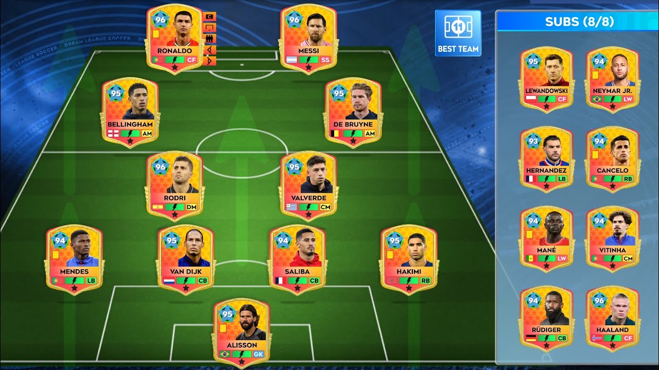 DLS 26 | LEGENDARY DIVISION | LEGENDARY PLAYERS | OWN GOAL | 4-2-2-2 | (2 MATCHES) | 