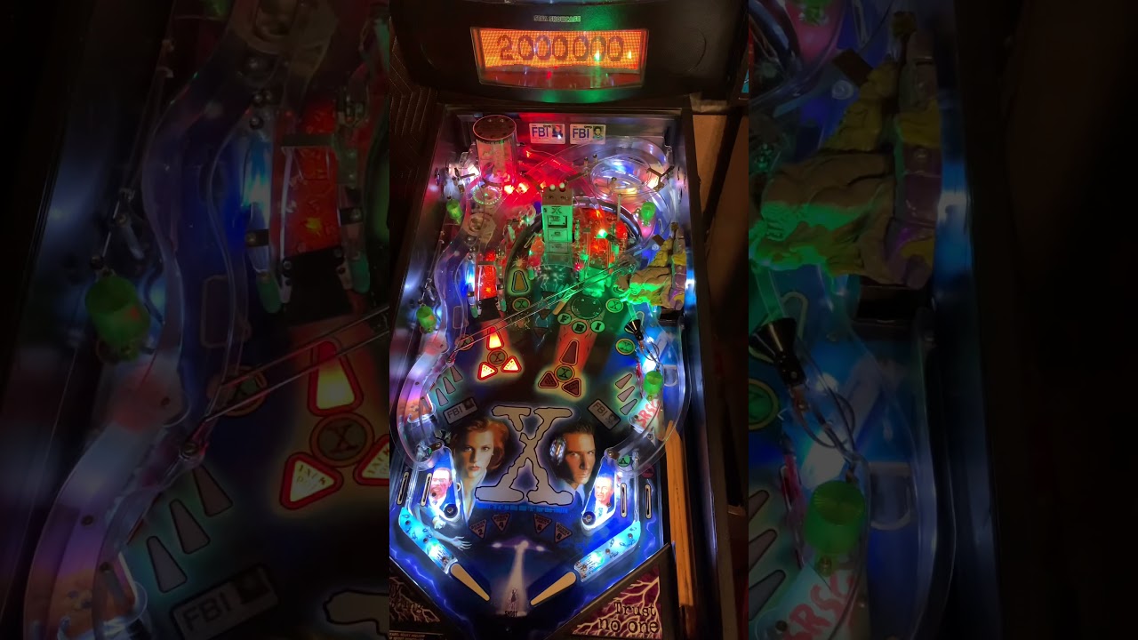 X-Files Pinball Gameplay 4K 60fps No Talking - One of my favorite pins