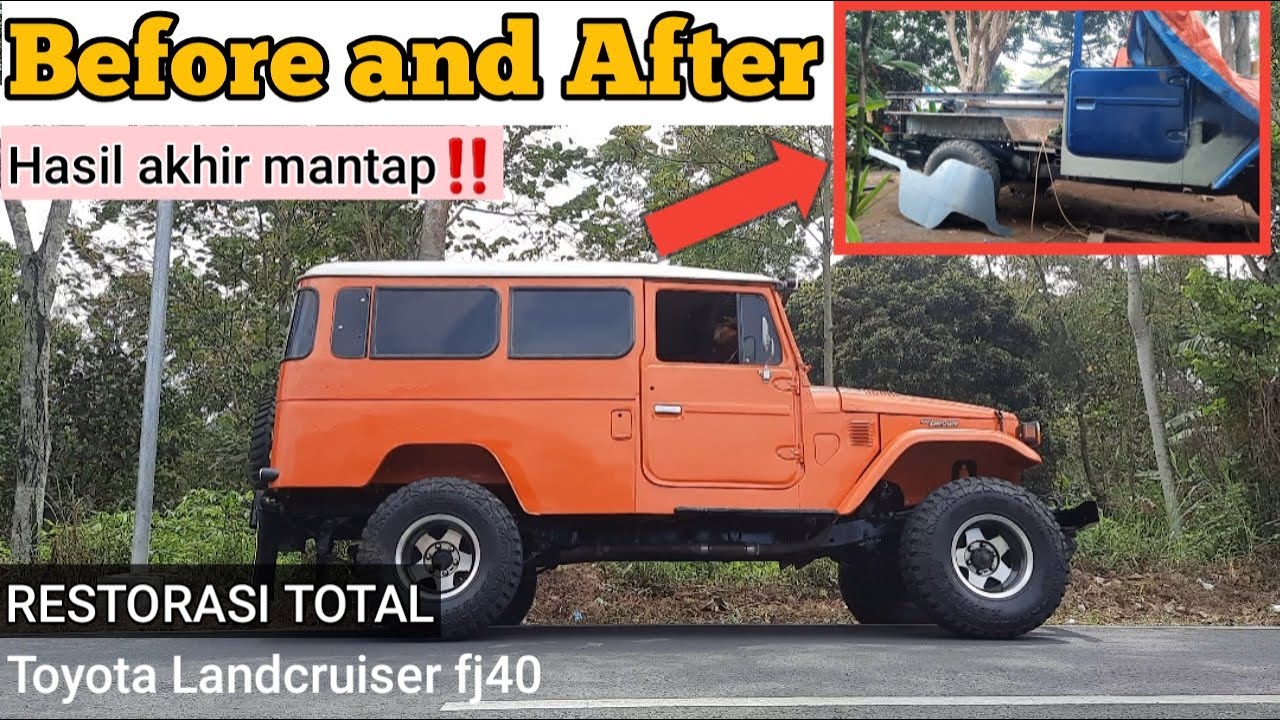 Proses restorasi toyota hardtop fj40, dari awal sampai hasil akhir | toyota landcruiser  fj40