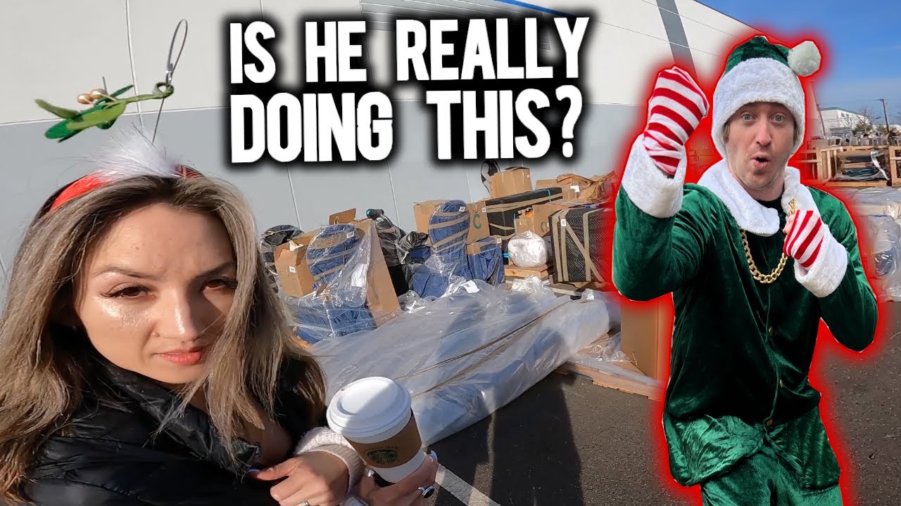 Real Life Storage Wars FIGHT Breaks Out At PALLET AUCTION!