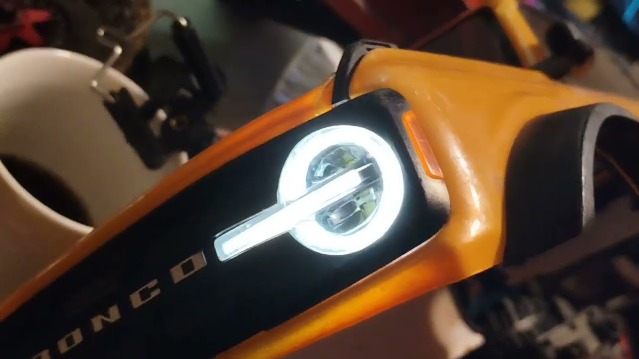 Traxxas Pro Scale light Kit with aftermarket Brushless motor on Trx4, how I did it