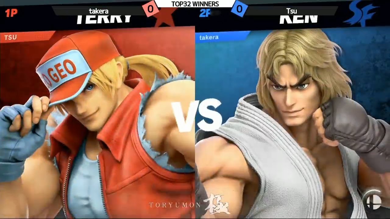 【スマブラSP】第54回 闘龍門 極 Toryumon Kiwami #54 Tsu (Terry) vs takera (Ken) Winners Top 32