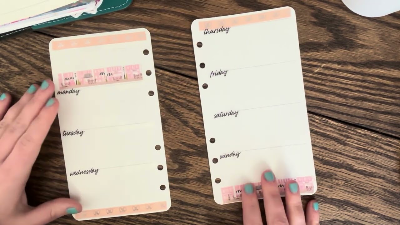 Quick PWM from last week in my Filofax! ✨