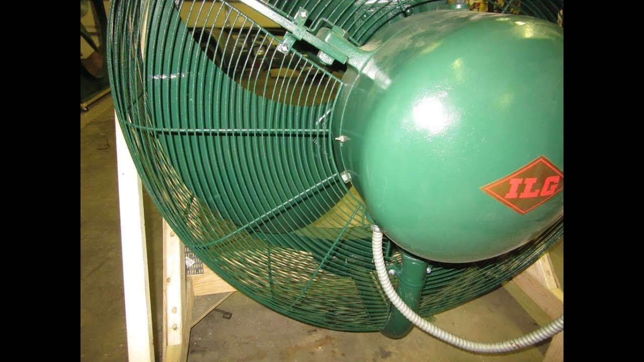 Vintage Ilg Industrial Fan - 42" Model 423 - Repaired and balanced!