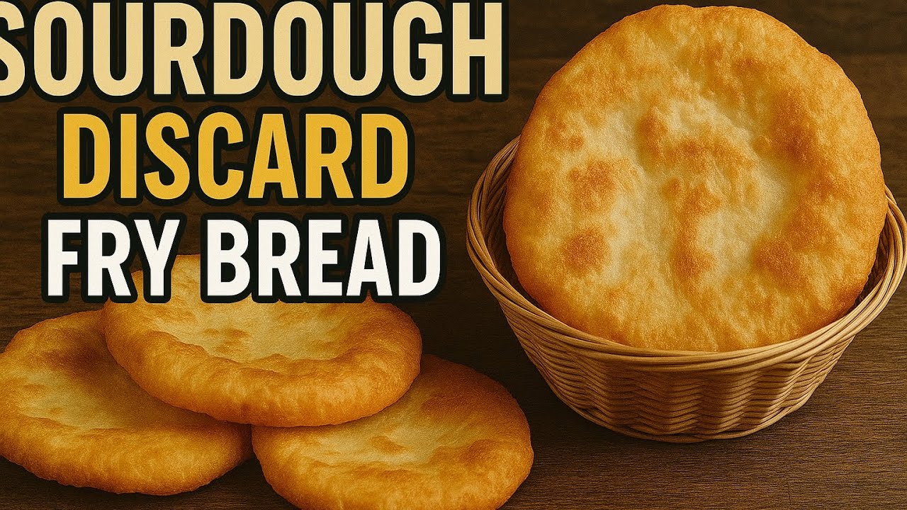 Don&rsquo;t Trash Your Sourdough Discard! | How To Make Fry Bread