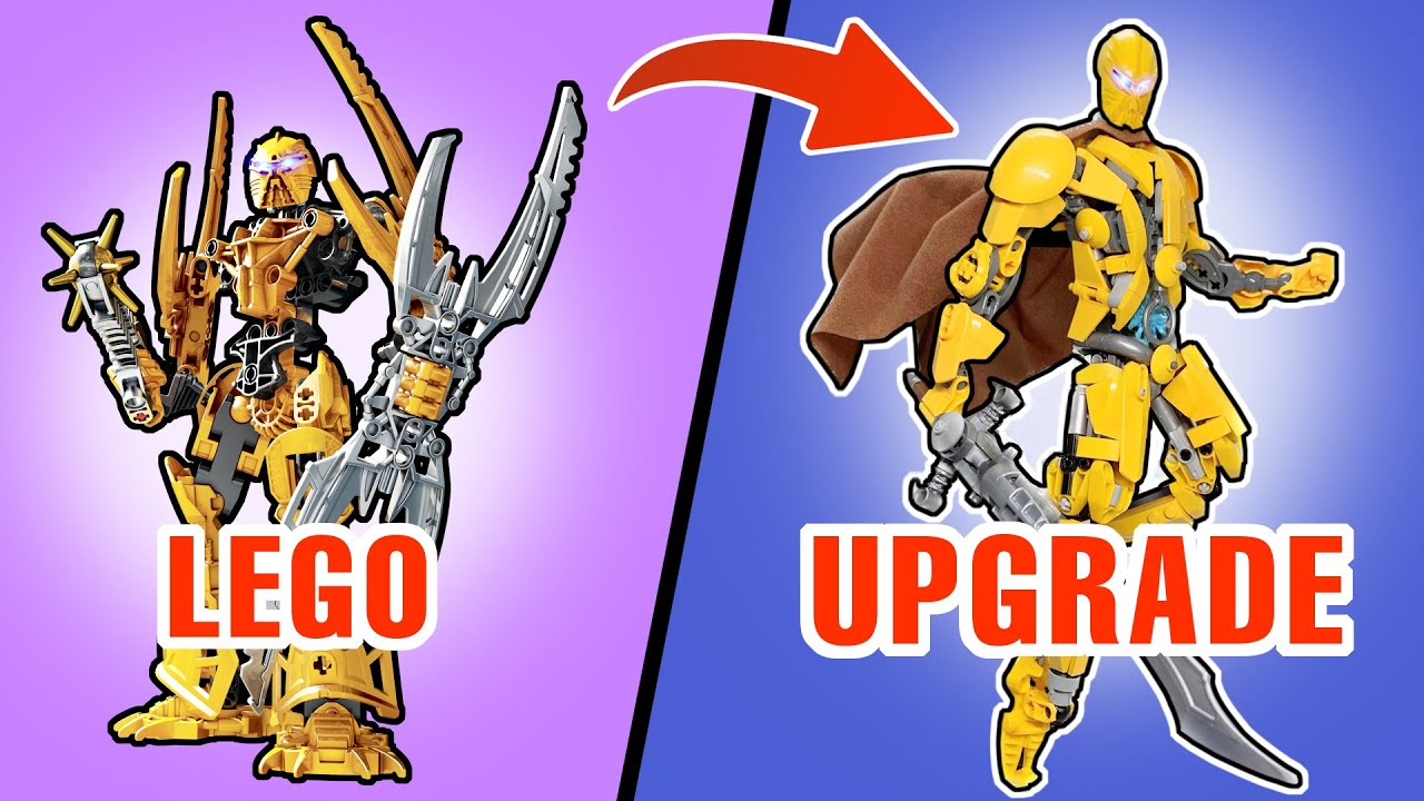 Как использовать детали LEGO от MATA NUI для сборки самодельных конструкторов Bionicle