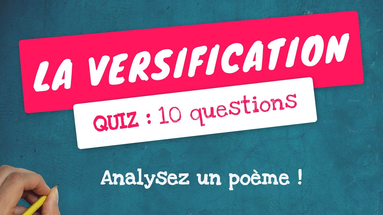 ANALYSEZ UN POÈME - Réussirez-vous ce quiz sur le vocabulaire poétique ?
