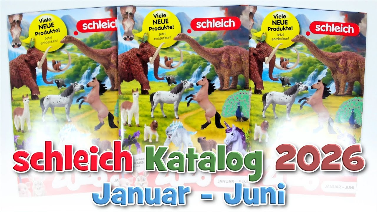 So viele neue Tiere! 😍 | schleich Katalog Januar - Juni 2026 | REVIEW