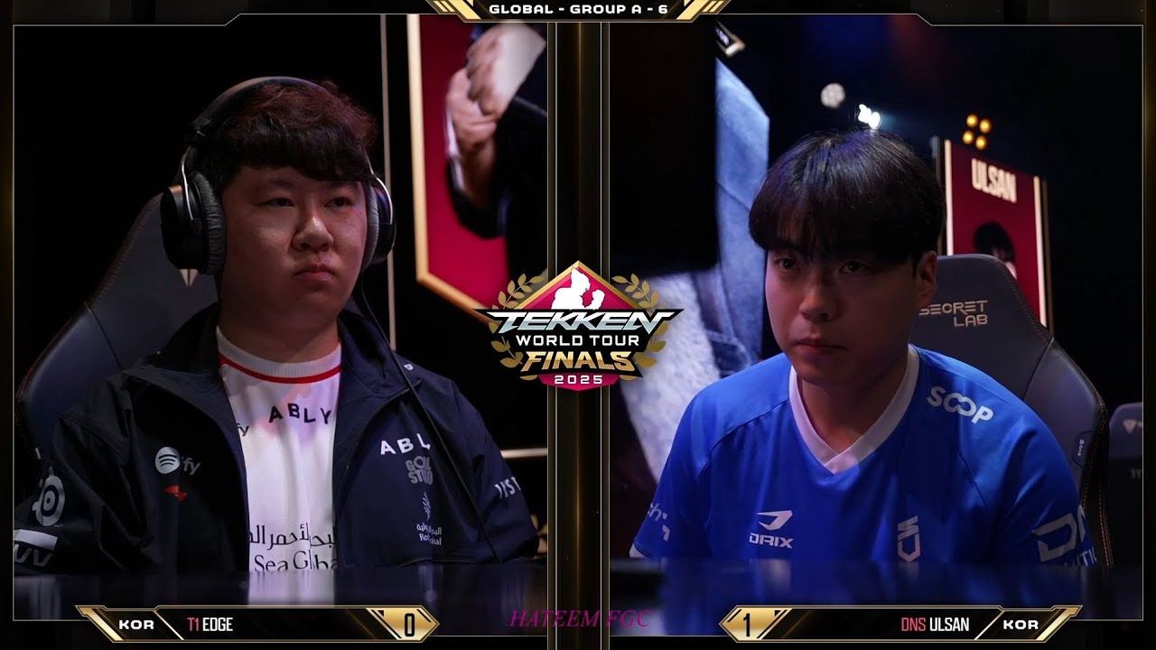 T1 | EDGE 🇰🇷 (Hwoarang) vs DNS | ULSAN 🇰🇷 (Dragunov) ➤ TWT GLOBAL FINALS 2025 GROUP A - Tekken 8