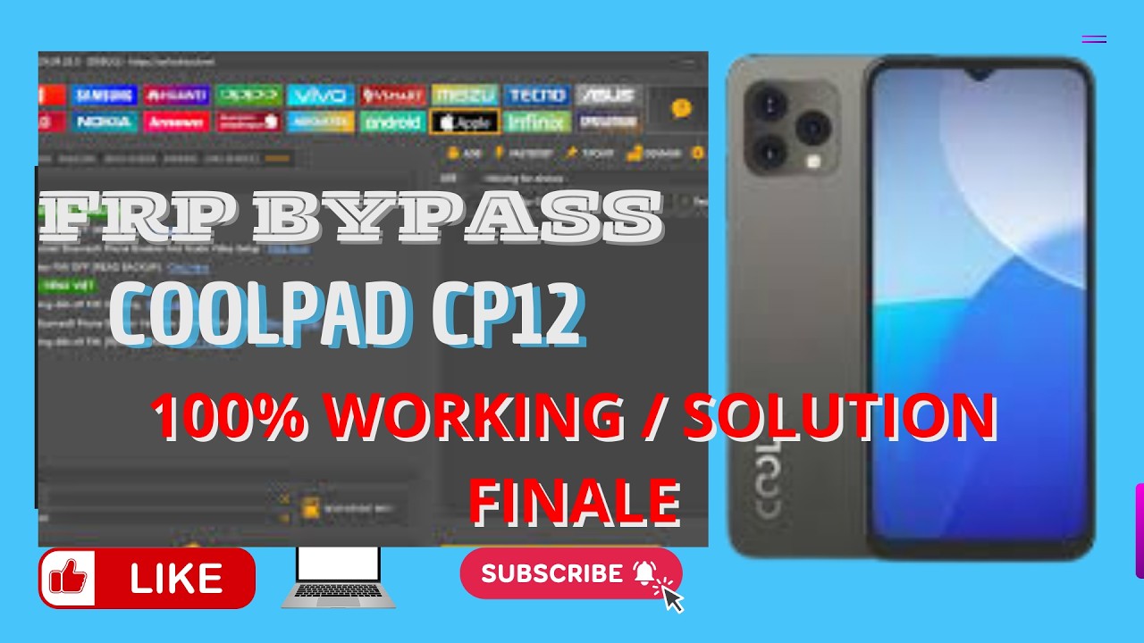 Coolpad CP12 FRP Bypass 2026 | UnlockTool New Method 🔥 (100% Succès)