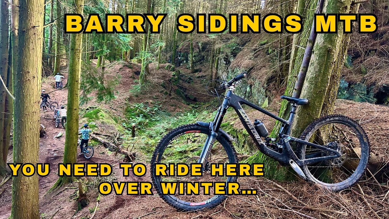 Barry Sidings MTB…Лучшее место для зимнего катания