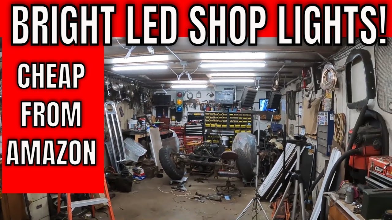 Installing Amazon 5000K LED Shop Lights