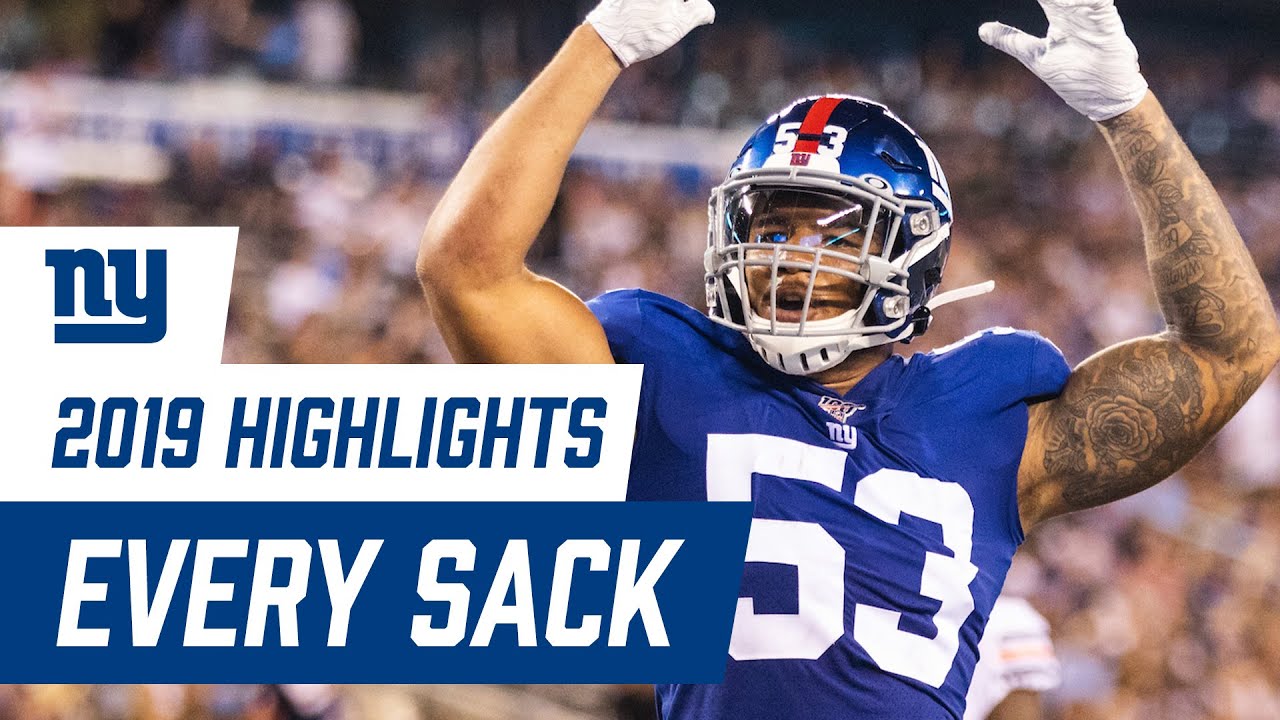 EVERY Sack from Giants 2019 Season | New York Giants Highlights